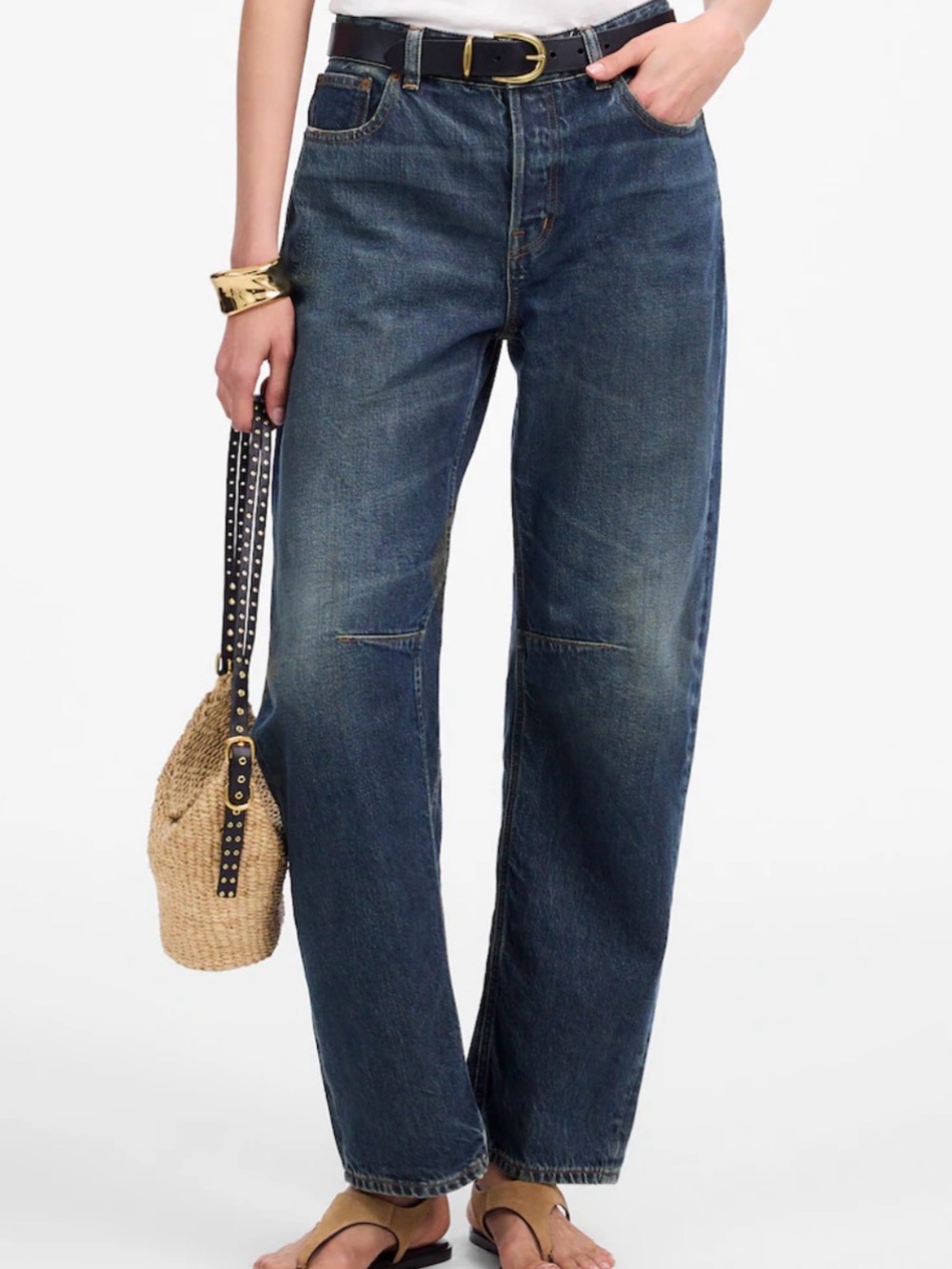 NWT Madewell Barrel Jeans 32